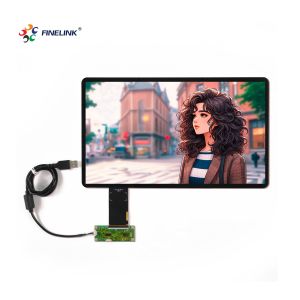 13.3" COB PCAP Touch Panel 7H Hardness USB/IIC/RS 232 Interface 335*197*1.1mm