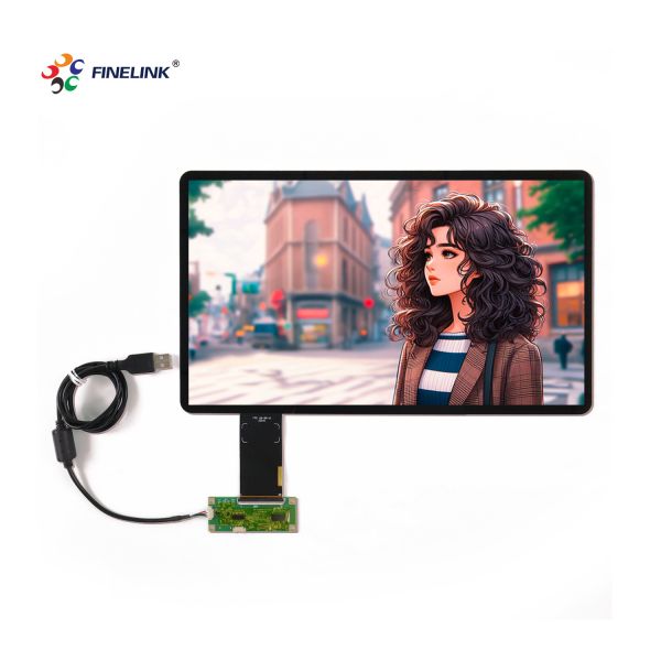 13.3" COB PCAP Touch Panel 7H Hardness USB/IIC/RS 232 Interface 335*197*1.1mm