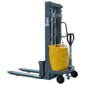 1000KG Manual Motorized Semi Electric Pallet Stacker