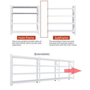 Flexible & Adjustable Racking System with Load-bearing Capacity of 200-800 kg