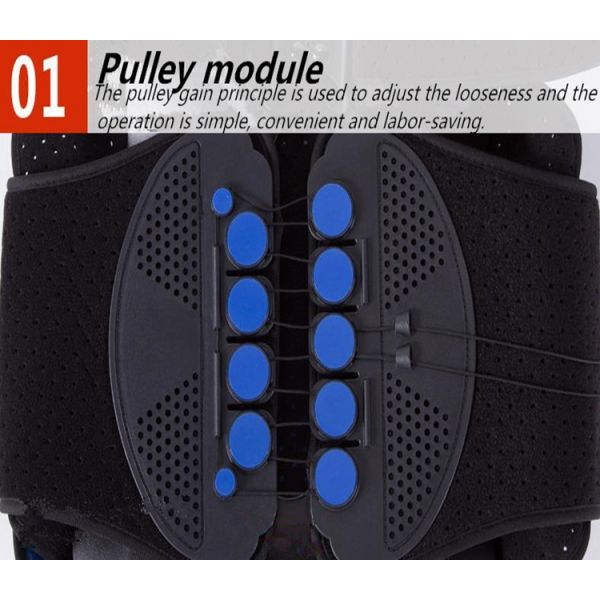 Broaden Pulley And Pull Rope Lumbar Fixation Device For Fixation And Support Of the Thoracolumbar Spine