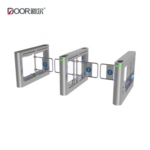 Quality Self Designed Security Swing Barrier Gate With Facial Recognition IC Card QR Code wholesale