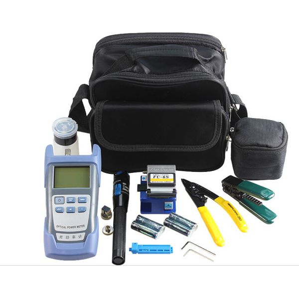 Quality FTTH Fiber Optic Tool Kit , Fiber Testing Tools With OPM VFL And Fiber Cleaver wholesale