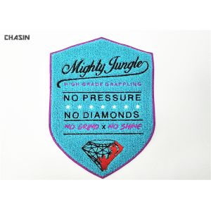 China Towel Badge Chenille Embroidery Patches Felt Vintage Chenille Patches on sale