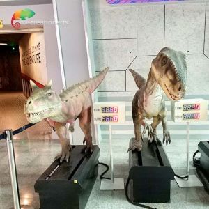 Shooting Realistic Animatronic Dinosaur Equipment To Amusement Park
