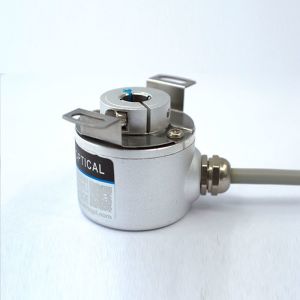 Cheap 11 bits Hollow shaft gray code absolute encoder parahigh precision IP65 8mm shaft for sale