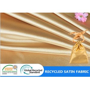 Stretch Satin Silk 100 Recycled PET Polyester For Hanfu Sleepwear Shopping Bag