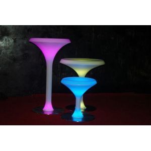 Customized plastic LED lights in different colors, formed by rotational molding