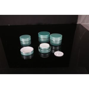 hand lip crystal pump empty square white Screen Printing Airless 30ml Cosmetic