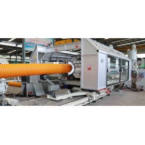 Cheap Single Screw PP PE PVC Corrugated Pipe Extruder HDPE Sewage Pipe Extrusion Line for sale
