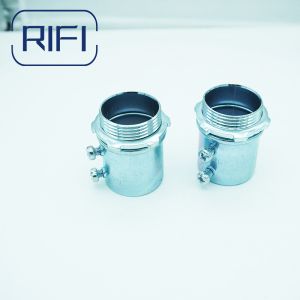 Cheap EMT Set Screw EMT Connector Steel Electrogalvanized EMT Conduit Fittings for sale