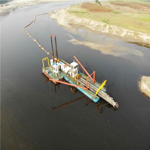 Siemens PLC System 25m Max Dredging Cutter Suction Sand Dredger for Sand