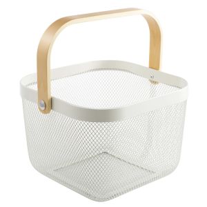 Snacks Food Storage 18*25*26cm Wire Mesh Basket