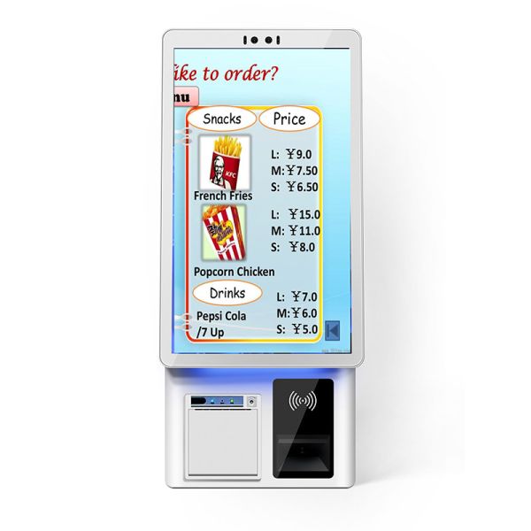 Quality QR Code And RFID Self Service Kiosk With 10 Point Capacitive Touch For Ticket Printing wholesale