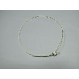 Cheap FC APC 0.9mm Fiber Optic Pigtail support 10 Gigabit data transmitting rates for sale
