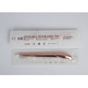 PMU Manual Eyebrow Tattoo Pen With Brush Eo Gas Sterilization
