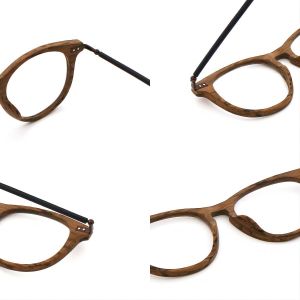 Latest Styles Wood Grain Acetate Optical Glasses Frame MR 6114