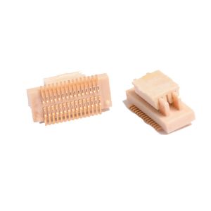 0.5mm 2*50P SMT Board to Board Connector with post Phosphor PA9T Bronze Gold