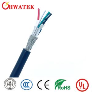 Electrical Flexible Braid Shielded Cable UL2464 AWM 2464 62Cx24AWG+ADB