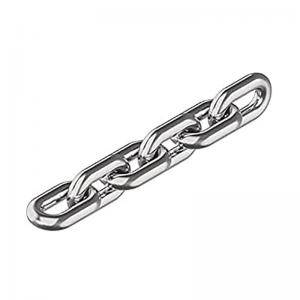 China Silver Stainless Steel Chain DIN766 Link Chain for Lifting Hardware Standard DIN766 on sale