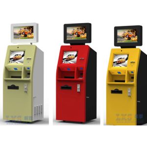 ATM Machine / Dual Screen Kiosk With UTP Thermal Printer Cash Dispenser