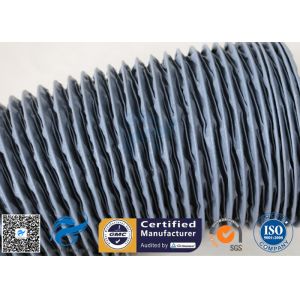 Waterproof  Grey PVC Coated Fiberglass Fabric 0.25mm Air Ducting Cloth