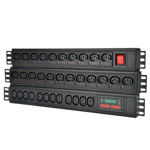 12 Way UK Type PDU Extension Socket With On/Off Switch, Timer