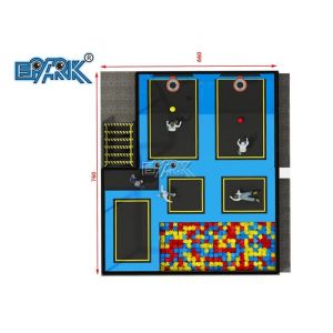Indoor Trampoline Area Children Indoor Playground Adventure Equipment
