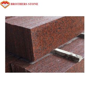CE G562 Maple Leaf Red Granite Flooring Natural Glossiness And Colour