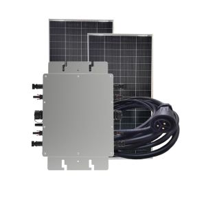 Household Solar Grid Tie Micro Inverter 2800w Aluminum Alloy Silver System