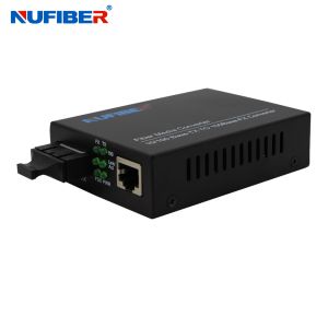 10/100 Mbps SM 20KM SC/ST/FC RJ45 port Dual Fiber Media Converter