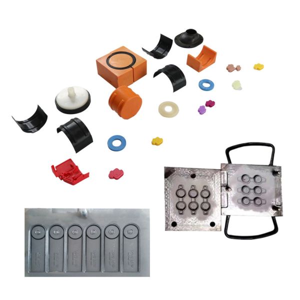 Quality Eco Friendly Silicone Rubber Moulding Parts Custom Shapes 20-90 Shore Hardness wholesale