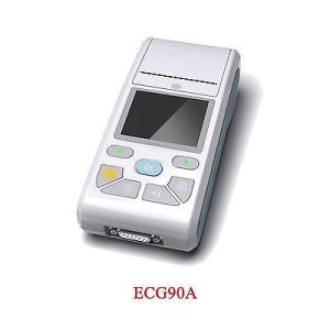 2.83''color LCD ECG90A Handheld 12-lead ECG Electrocardiograph Portable ECG