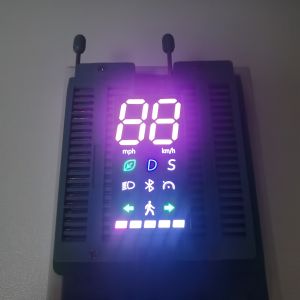 Ultra Bright White/Red Bi-Color Custom Led Display Seven Segment Led Display For