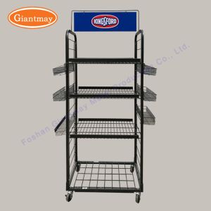 Potato Chip Shelf Biscuit Display Chocolate Store Snack Stand
