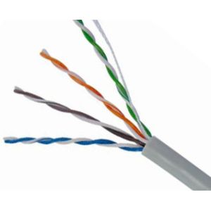 UTP CAT5E Network Cable Copper Clad Aluminum with PVC Jacket for Fast Ethernet
