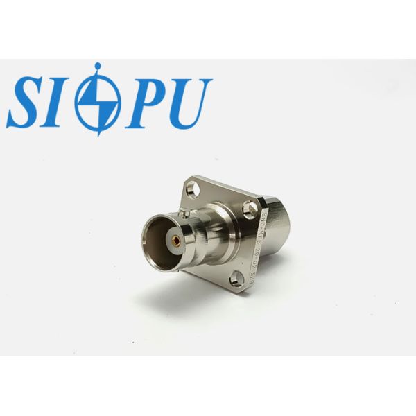 Quality BNC Female RF Coaxial Connector – Flange Mount, for RG142/U Cable wholesale