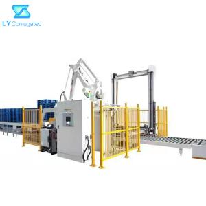 6 Axis Arm Robot Palletizer System For FFG Inline Machine Stitcher Folder Gluer
