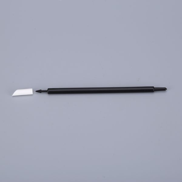 Beveled PU Clean Room Cotton Swabs , Disposable Swabs Black PP Stick