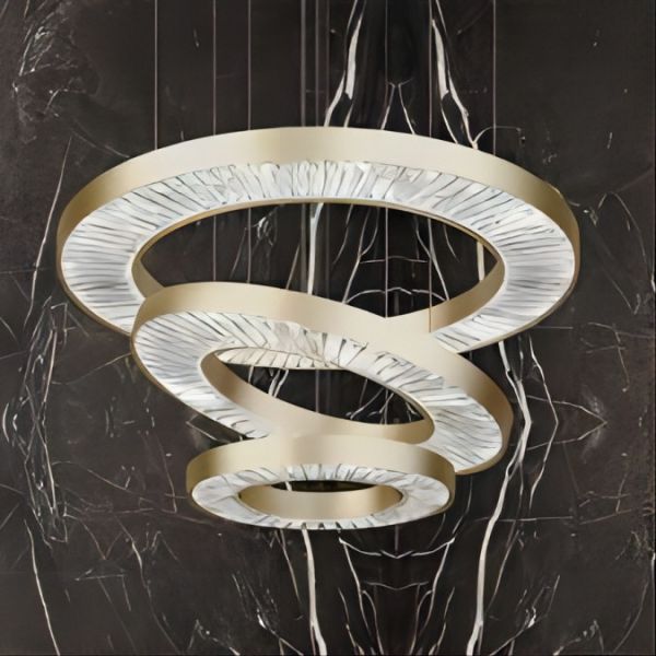 Adjustable Modern Circular Ring Custom Chandelier Dia 50cm / 19.7inch