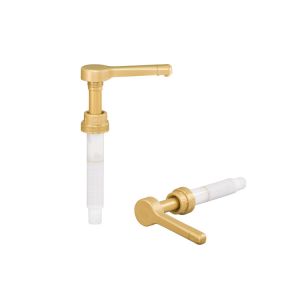 Gold Sauce Dispenser Pump 38-400 15cc and 30cc with Curved straw GOLD SAUCE