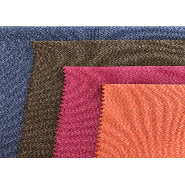 Two - Tone Orange Waterproof Fabric 400D High Color Fastness Moisture Permeable