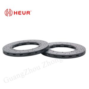 HEUR Front Carbon Ceramic Disc For Honda Civic CR-V Accord Modification 355*54