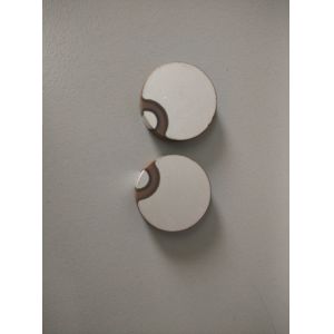 China Customized Pzt Piezoelectric Ceramics Silver Electrode In Same Side on sale