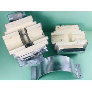 Carbon Steel HD PIR Fixed Pipe Insulation Supports For Nitrogen Distribution