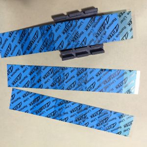 Cheap Compressible Insulating 2.5 W/m-K blue Thermal Gap Filler With strong Backing Adhesive for sale