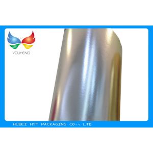 Washable Holographic Embossed Vacuum Metallized Paper For Beer Labellingl And
