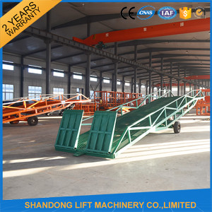 10T Heavy Duty Container Loading Ramps hydraulic trailer ramp lift