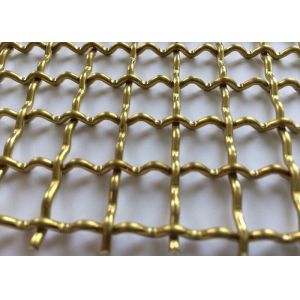 High Bright Decorative Brass Wire Mesh Roll Woven Wire Screen Cloth 1m-50m