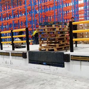 Warehouse platform Protector Anti-Collision Safety Barrier Guardrails Sliding